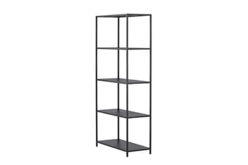 Montevideo Svart Bokhylla 70 cm i Metall - Svart - Förvaring - Hyllor - Bokhylla