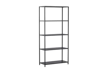 Montevideo Svart Bokhylla 70 cm i Metall - Svart - Förvaring - Hyllor - Bokhylla