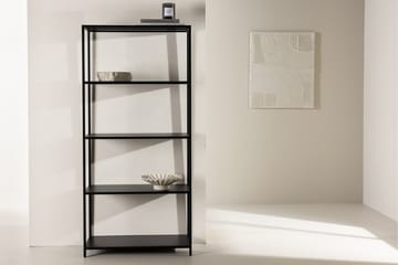 Montevideo Svart Bokhylla 70 cm i Metall - Svart - Förvaring - Hyllor - Bokhylla