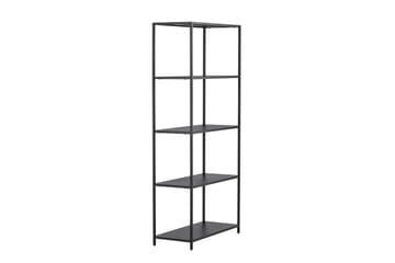 Montevideo Svart Bokhylla 70 cm i Metall - Svart - Förvaring - Hyllor - Bokhylla