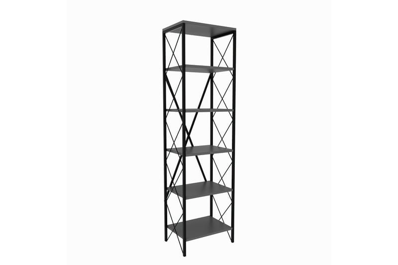 Bokhylla NO_BRAND Suadiye Bokhylla 50 cm Antracit,Svart