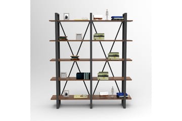 Numandro Bokhylla 154,8 cm i Teak - Brun - Förvaring - Hyllor - Bokhylla