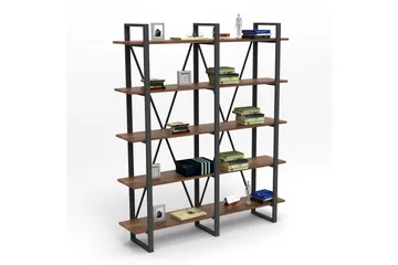 Numandro Bokhylla 34x155 cm - Teak - Förvaring - Hyllor - Bokhylla