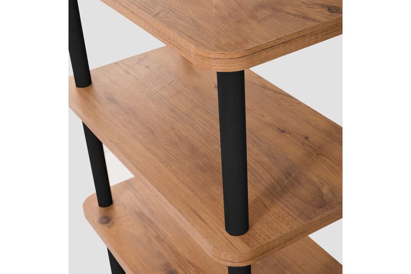 OBURUS Bokhylla 150x74,9 cm Svart - Förvaring - Hyllor - Bokhylla