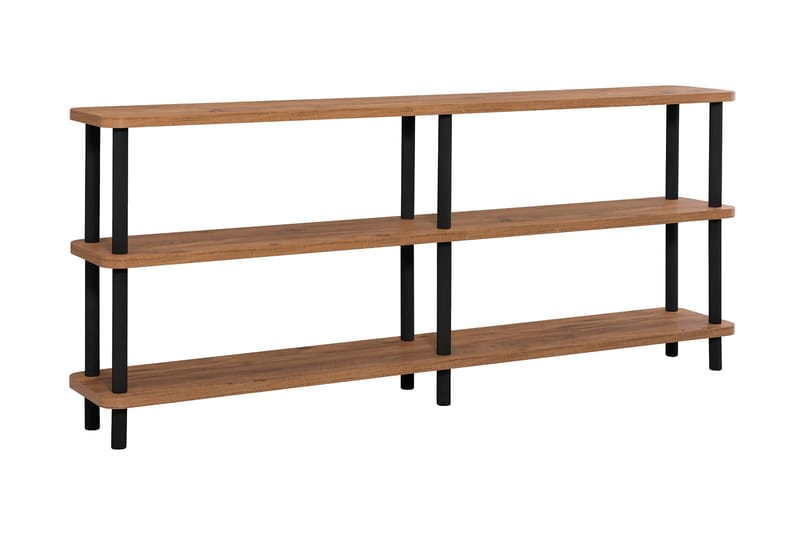 OBURUS Bokhylla 180x74,9 cm Svart - Förvaring - Hyllor - Bokhylla