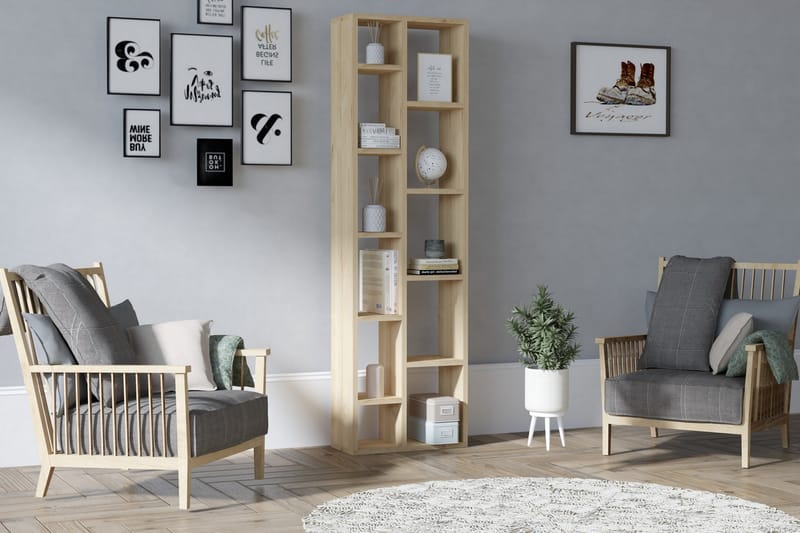 OBURUS Bokhylla 45x150 cm Blå - Förvaring - Hyllor - Bokhylla