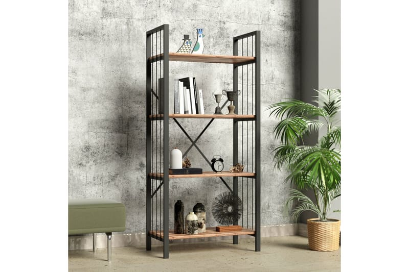 OBURUS Bokhylla 60x150 cm Svart - Förvaring - Hyllor - Bokhylla