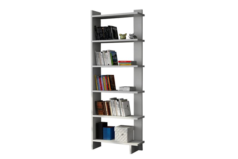 Ordelle Bokhylla 47 cm i Målat Trä - Vit - Förvaring - Hyllor - Bokhylla