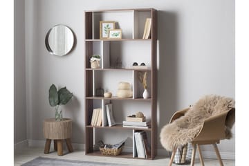 Orilla Bokhylla 83 cm i Valnöt - Brun - Förvaring - Hyllor - Bokhylla