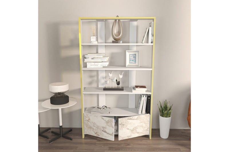 Bokhylla Ossin Vit - Vit - Förvaring - Hyllor - Bokhylla