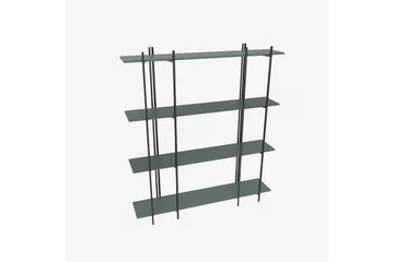 Painesville Bokhylla 160 cm - Svart/Green - Förvaring - Hyllor - Bokhylla