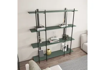 Painesville Bokhylla 160 cm - Svart/Green - Förvaring - Hyllor - Bokhylla