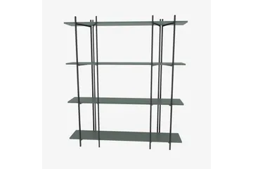 Painesville Bokhylla 160 cm - Svart/Green - Förvaring - Hyllor - Bokhylla