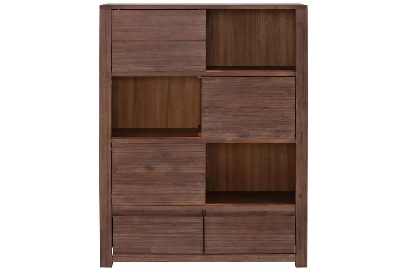 Paulina Bokhylla 100 cm - Akacia/Brun - Förvaring - Hyllor - Bokhylla