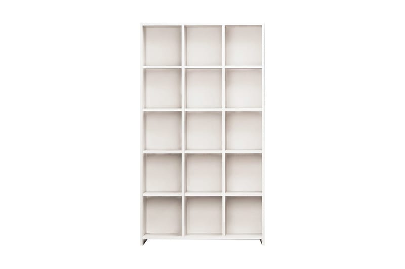 Puntoz Hög Bokhylla 90 cm i Målat Trä, Vit