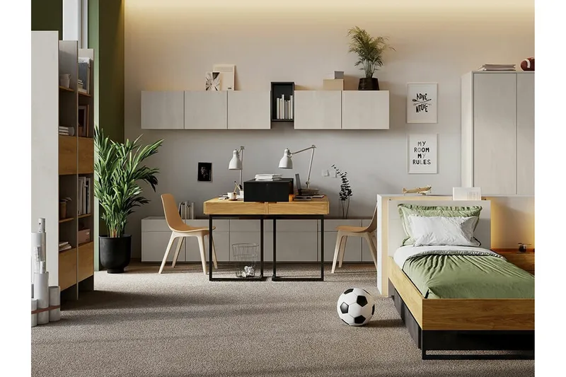 Rathmore Bokhylla 44x40 cm Light wood - Förvaring - Hyllor - Bokhylla