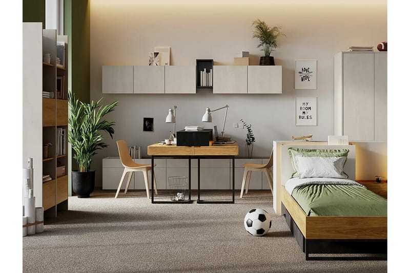 Rathmore Bokhylla 44x40 cm Light wood - Förvaring - Hyllor - Bokhylla