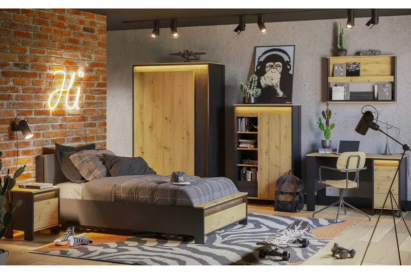 Rathmore Bokhylla 72x39 cm - Svart - Förvaring - Hyllor - Bokhylla