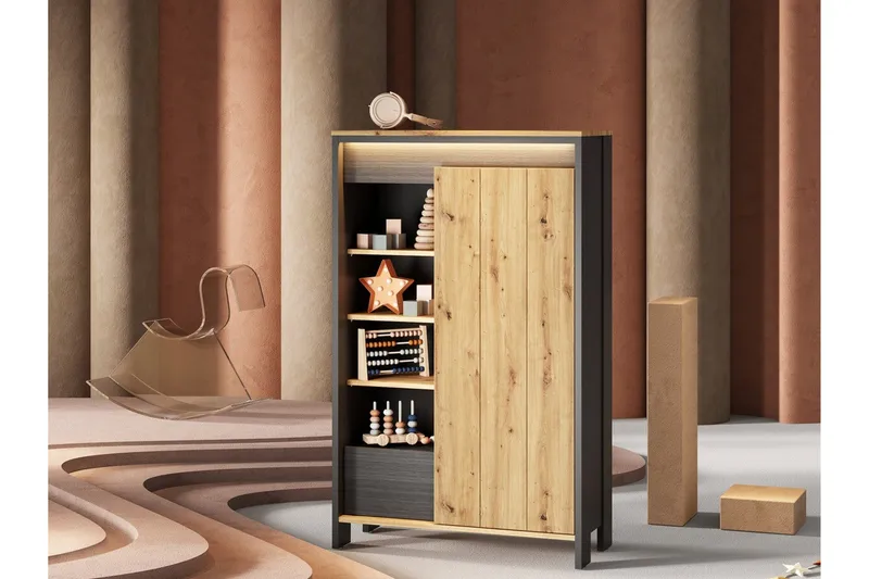 Rathmore Bokhylla 87x38 cm - Svart - Förvaring - Hyllor - Bokhylla