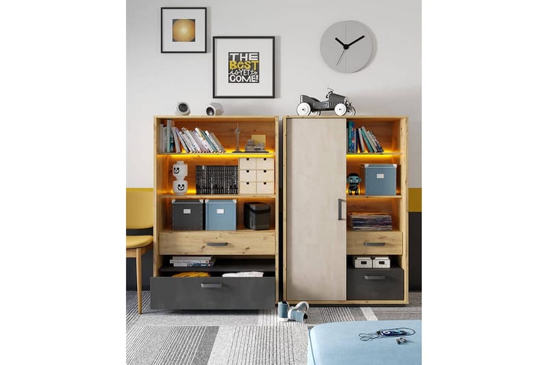 Rathmore Bokhylla 90x42 cm NO_BRAND Black - Förvaring - Hyllor - Bokhylla