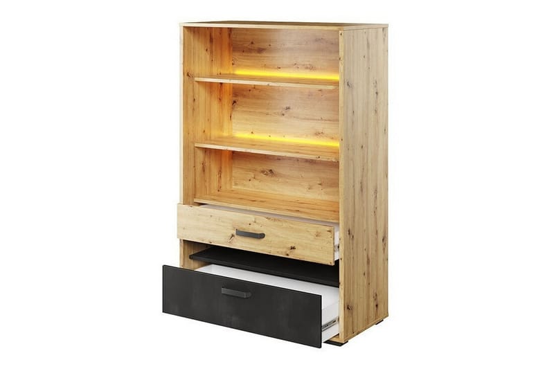 Rathmore Bokhylla 90x42 cm Svart - Förvaring - Hyllor - Bokhylla