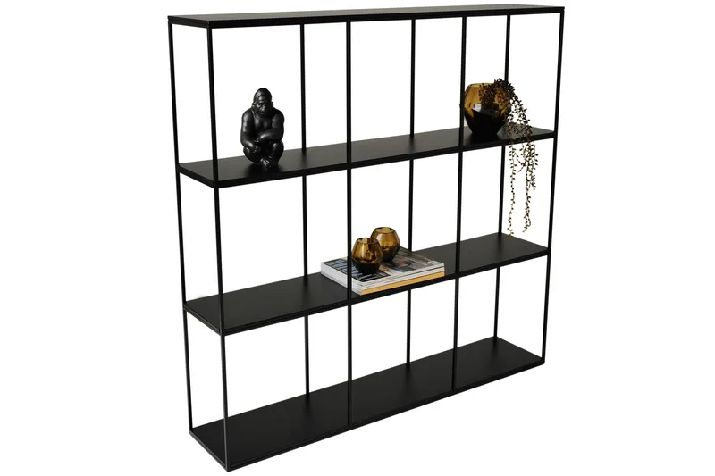 Recard Vägghylla 25 cm - Svart - Förvaring - Hyllor - Bokhylla