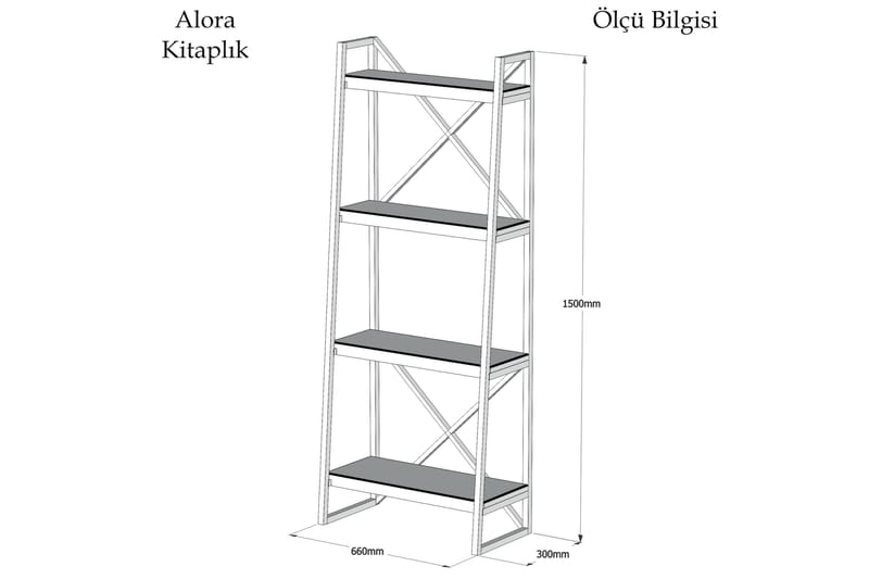 REFUGIA Bokhylla Valnöt - Brun - Bokhylla