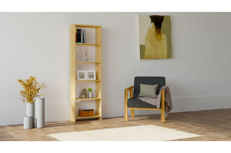 Rinorea Bokhylla 160 cm i Ek - Brun - Förvaring - Hyllor - Bokhylla