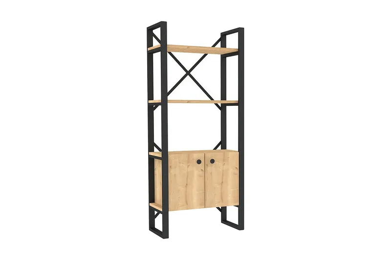 Rinorea Bokhylla 64x160 cm, Blå