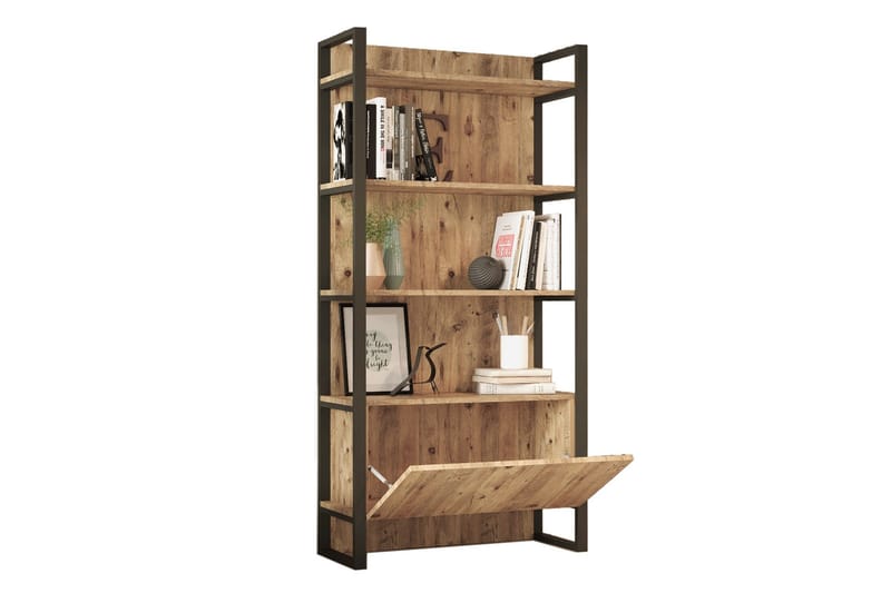 Rinorea Bokhylla 90x180 cm, Grön