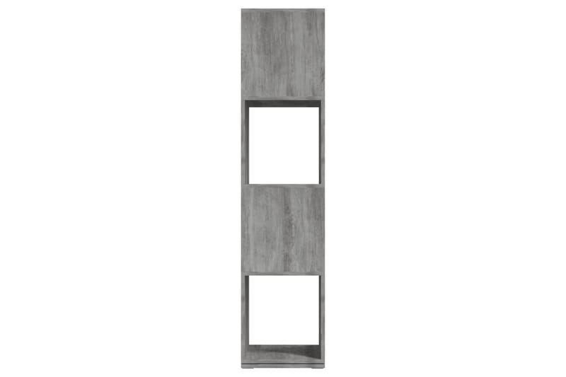 Roterande hylla betonggrå 34,5x34,5x147,5 cm spånskiva - Betonggrå - Förvaring - Hyllor - Bokhylla