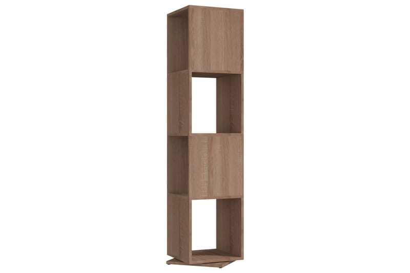 Roterande hylla sonoma-ek 34,5x34,5x147,5 cm spånskiva - Ek - Förvaring - Hyllor - Bokhylla