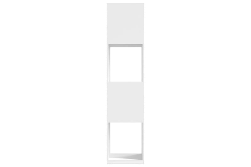 Roterande hylla vit 34,5x34,5x147,5 cm spånskiva - Vit - Förvaring - Hyllor - Bokhylla