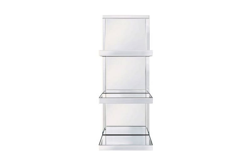 SALADAS Vägghylla 41x20 cm Spegeleffekt/Silver - Förvaring - Hyllor - Bokhylla