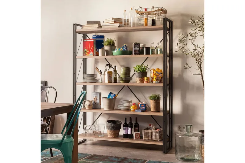 Sapphira Bokhylla - Trä/Svart - Förvaring - Hyllor - Bokhylla