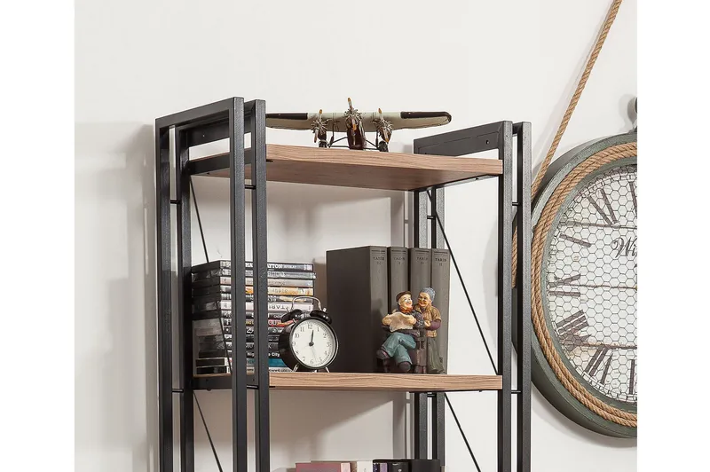 Sapphira Bokhylla - Trä/Svart - Förvaring - Hyllor - Bokhylla