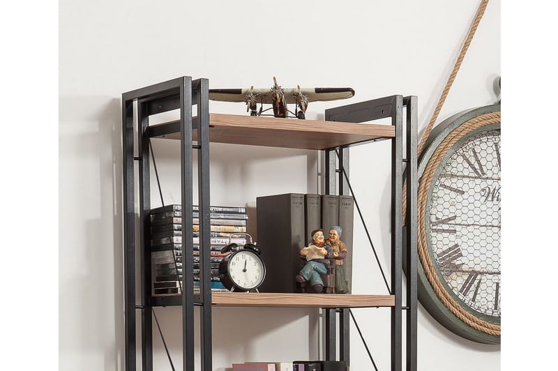 Sapphira Bokhylla - Trä/Svart - Förvaring - Hyllor - Bokhylla