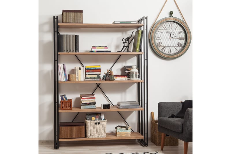 Sapphira Bokhylla - Trä/Svart - Förvaring - Hyllor - Bokhylla