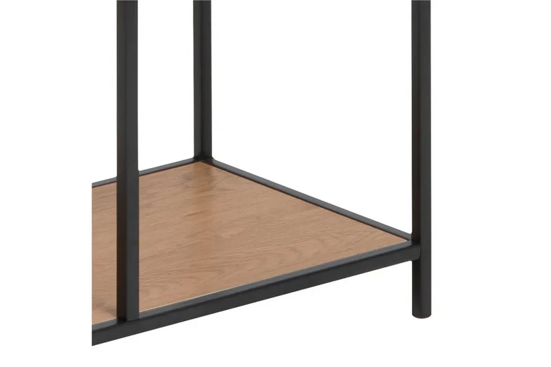 Seaford Hylla 77x35x185 cm Ek/Svart - Förvaring - Hyllor - Bokhylla