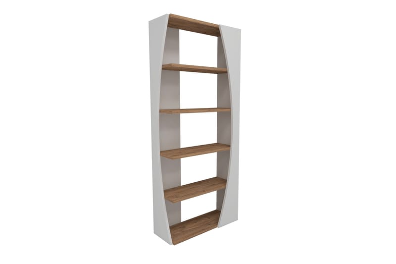 Selge Bokhylla 63,6 cm i Ek - Vit - Förvaring - Hyllor - Bokhylla