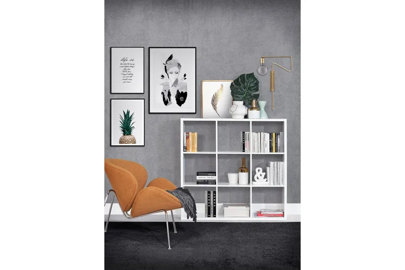 Singleton Bokhylla 107 cm - Vit - Förvaring - Hyllor - Bokhylla