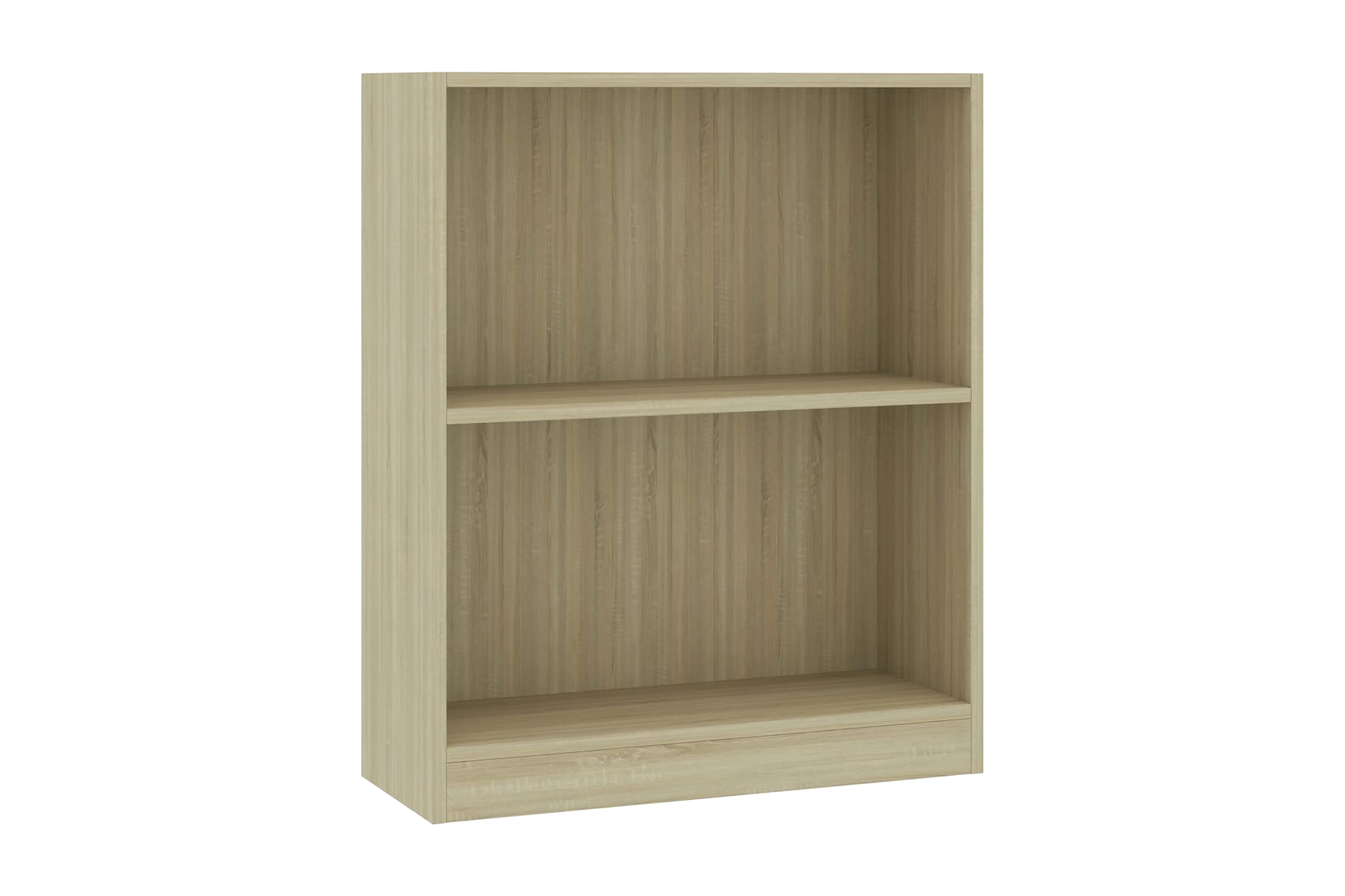 Bokhylla sonoma-ek 60x24x74,5 cm spånskiva – Brun