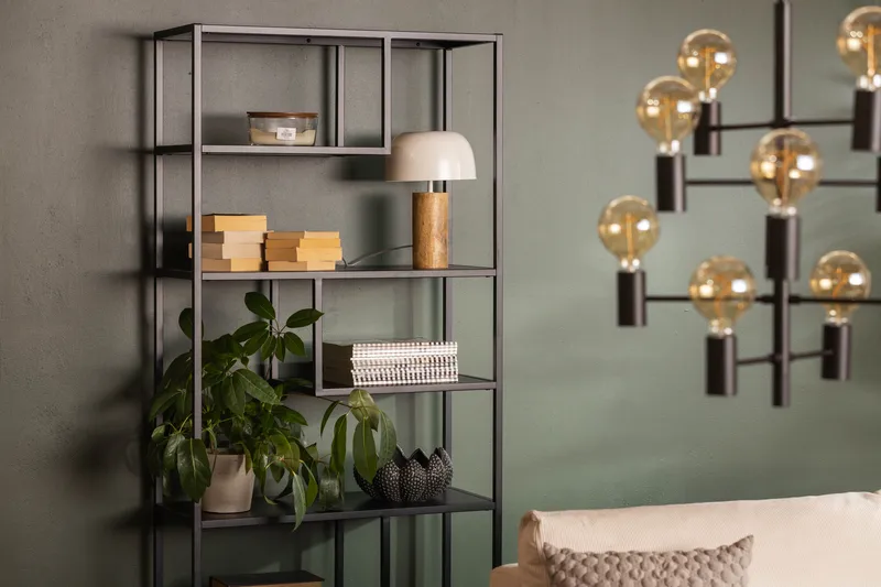 Staal Bokhylla - Svart - Förvaring - Hyllor - Bokhylla