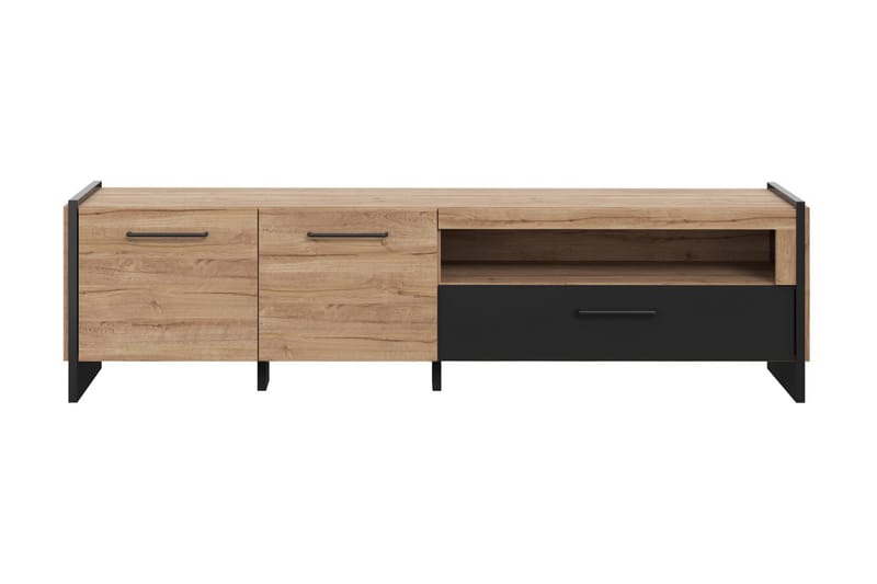 STESTI Vägghylla 22x70 cm Brun/Svart - Förvaring - Hyllor - Bokhylla