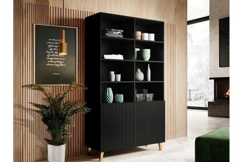 Strontian Bokhylla 101x40 cm Scandinavian Choice Black - Förvaring - Hyllor - Bokhylla
