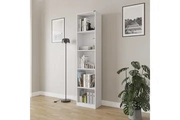 Bokhylla Ticoman Vit - Vit - Förvaring - Hyllor - Bokhylla
