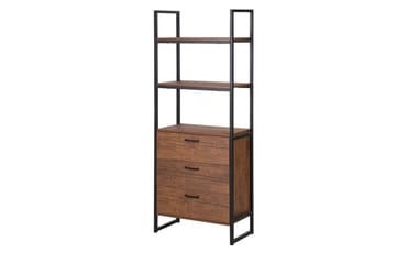 Tifton Bokhylla 61 cm i Mörkt Trä - Brun - Förvaring - Hyllor - Bokhylla