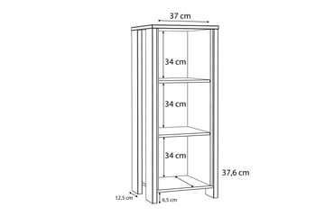 Torelles Bokhylla 47x115 cm - Mörkbrun - Förvaring - Hyllor - Bokhylla