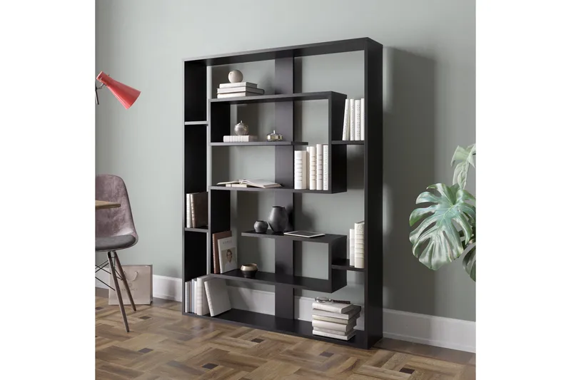 Tuskan Bokhylla 120 cm - Svart - Förvaring - Hyllor - Bokhylla