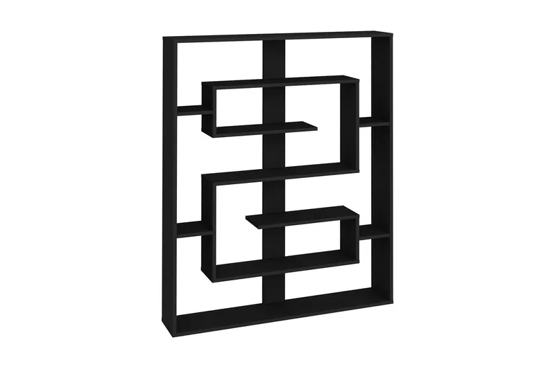 Tuskan Bokhylla 120 cm, Svart